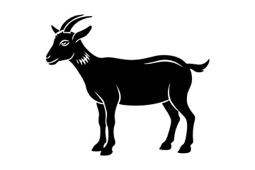 goat Silhouette vector illustration