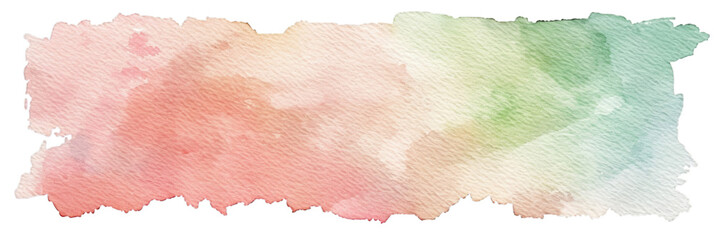 Pastel Watercolor Texture Background with Soft Pink, Peach, and Green Hues