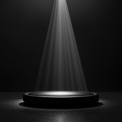 Enchanting Black Light Podium
