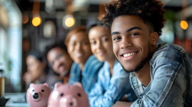 Diverse Young Adults Attending Financial Literacy Bootcamp Engaged and Learning - Powered by Adobe