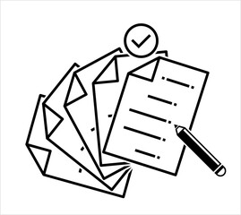 Notepad Pencil Icon M_2406001