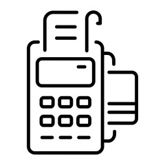 Check this line icon of pos payment 