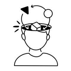 A customizable doodle icon of adaptability 