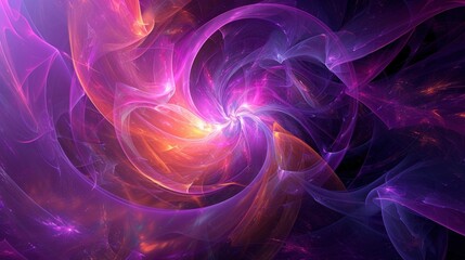Fototapeta premium Bright purple and colorful abstract background art, in the style of colorful swirl monochrome