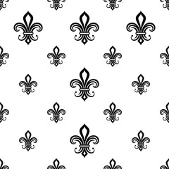 Fototapeta premium Fleur De Lis Seamless Pattern Y_2405001