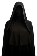 Naklejka premium PNG Scary nun black dress outerwear portrait darkness.