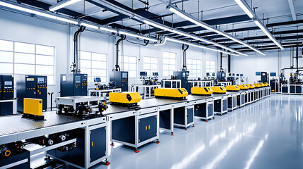 Pictures of factories, workshops, production lines, automotive laboratories, automotive automated production lines, modern workshops