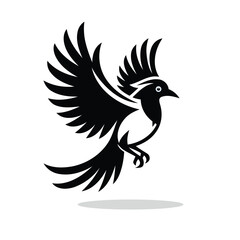Bird vector icon illustration