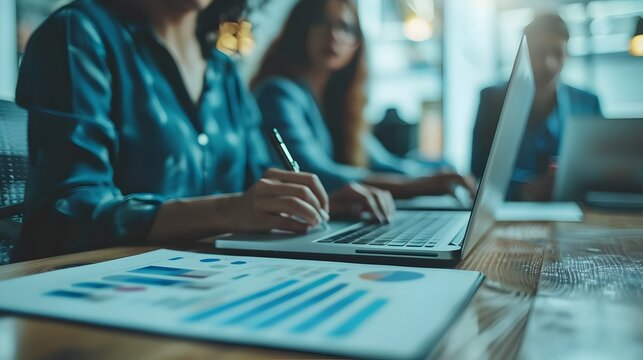 Professional Financial Advisors Hosting Online Consultation Service Using High Definition Video Calls