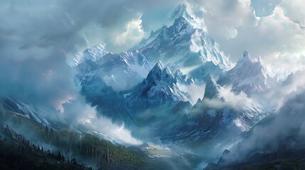 Timeless Peaks: Evoking the Enchantment of Landscapes Immortalized in Folklore and Legend