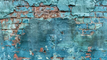 Obraz premium Brick Wall Texture for Background with Scratches and Cracks