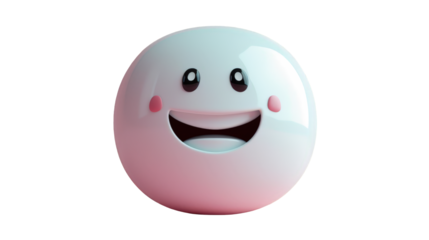illustration for world smile day 3d smile emoji 