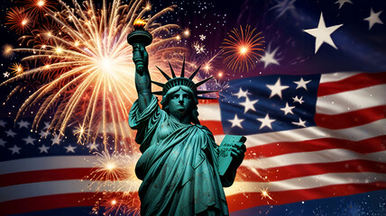 Happy 4th of July Independence Day USA . Fourth of July background.