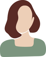 Faceless Woman Illustration