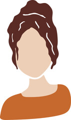 Faceless Woman Illustration