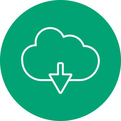 Download line circle icon