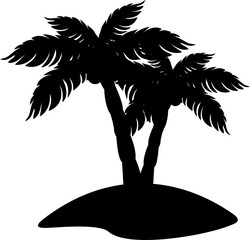 Obraz premium Silhouette Island