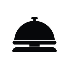 Reception bell vector icon