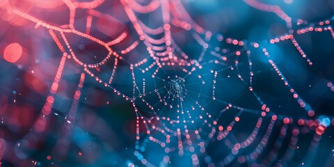 The Resilience, Adaptability, and Efficiency of Network Infrastructure Mirroring Nature's Design. Concept Resilient Networks, Adaptive Infrastructure, Efficient Operations, Nature-Inspired Design