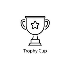 Trophy Cup vector icon