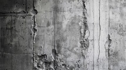 Obraz premium Close up view of a gray concrete wall background