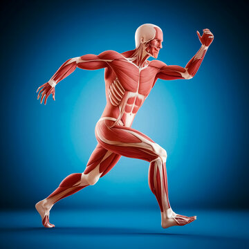 3D model of the human muscular system