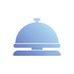 Reception bell vector icon