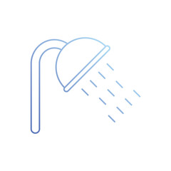 Shower vector icon