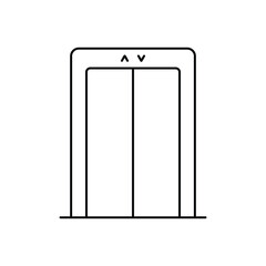Elevator vector icon