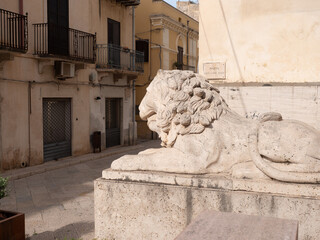 Alcamo, sicilia. Caratteristico scorcio della città