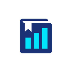 modern book logo