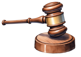 PNG Judge courthouse hammer white background.