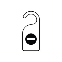 Do not disturb vector icon