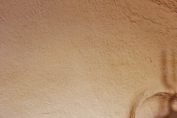 Soil wall texture of clay house structure. Mud background. Soft picture