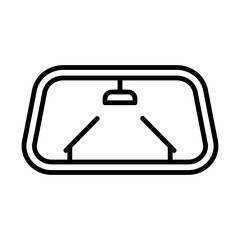 Windshield line icon