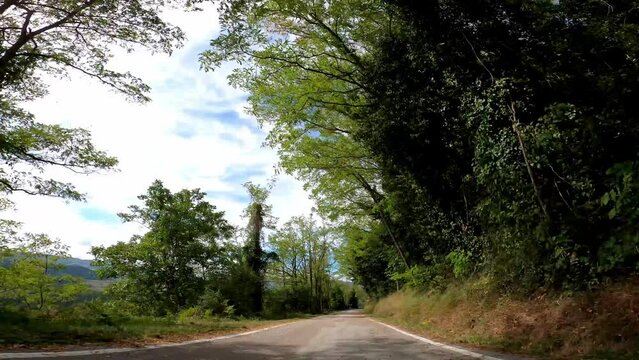Italy Driving 0872 Rocca San Casciano