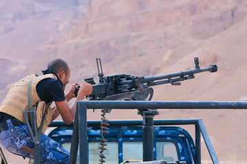 Military training. Yemeni forces during training to confront the Houthis. Countering terrorist organizations.