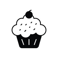 Muffin vector icon