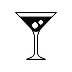 Cocktail vector icon