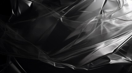 Abstract Black Plastic Texture
