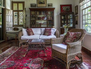 Colonial Style Living Room