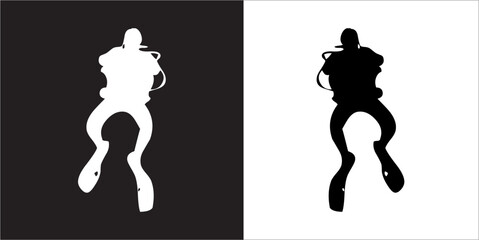 IIlustration Vector graphics of Diving icon