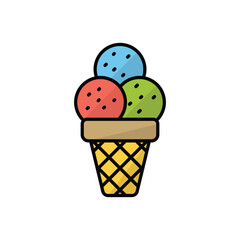 Ice Cream vector icon
