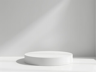 Blank podium for displaying products