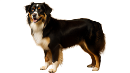 Australian Shepherd isolated on white background