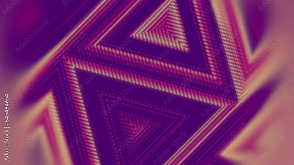 Poster 3d rendering loop animation of an interesting and dynamic geometric pattern