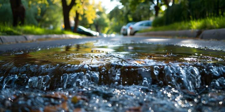 Efficient Runoff Control Sustainable Urban Water Management Practices on Treelined Streets. Concept Sustainable Urban Water Management, Runoff Control, Tree-lined Streets, Efficient Practices