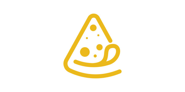 logo design pizza smile, delicious, food, logo design template, icon, vector, symbol, creative, idea.