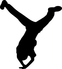 B-BOY silhouette