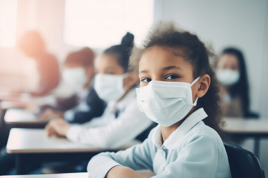 Covid 19 coronavirus illness protection Generative IA illustration digital art modern technology style